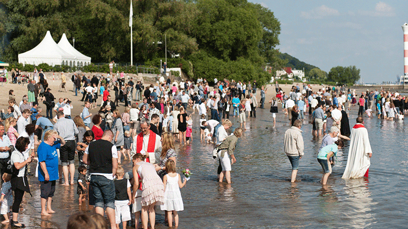 Tauffest "Segen im Fluss" 2011