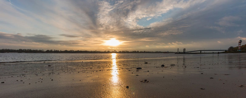 Zwischen Blankenese und Wedel: Das Rissener Ufer ist die perfekte Location für das Elbtauffest